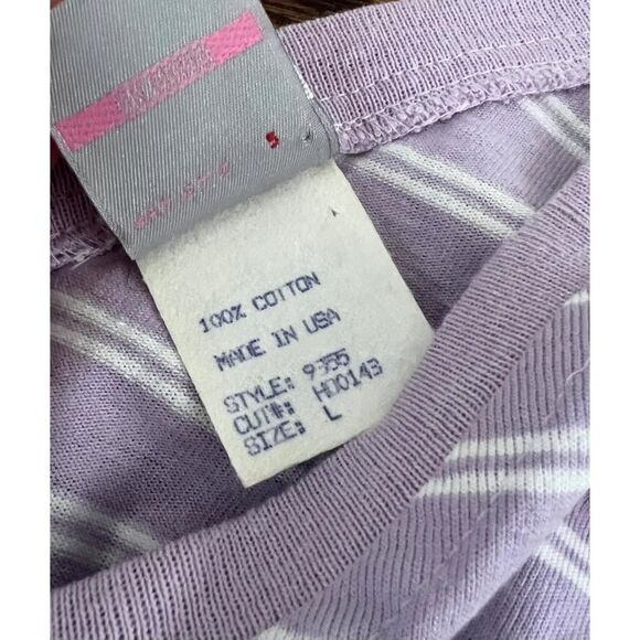 Ocean Pacific Striped Cropped Tank Top 90s Nineties Large L - Picture 4 of 5